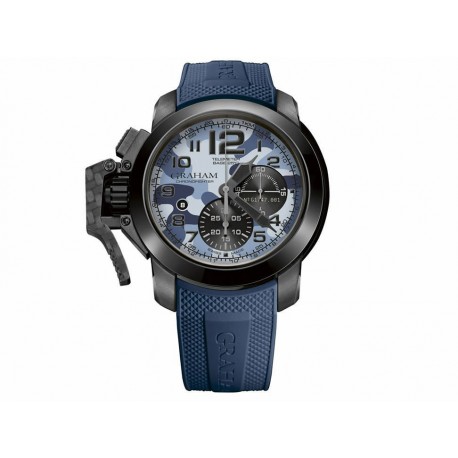 Reloj para caballero Graham Chronofighter 2CCAU.U02A.K96N azul - Envío Gratuito