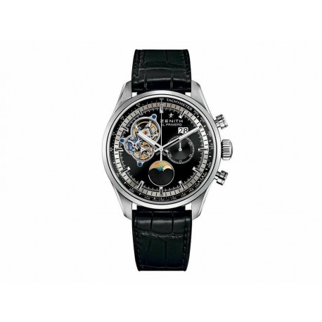 Reloj unisex Zenith El Primero 03.2160.4047/21.C714 negro - Envío Gratuito