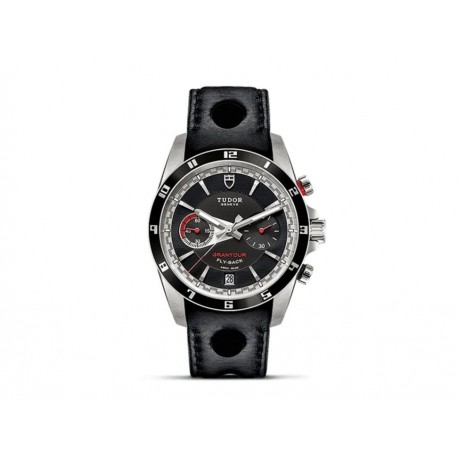 Tudor Grantour M20550N-0001 Reloj para Caballero Color Negro - Envío Gratuito