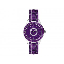 Dior Dior Christal CD144512M001 Reloj para Dama Color Violeta - Envío Gratuito