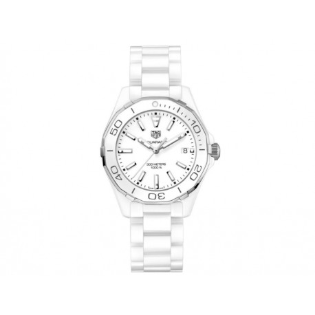 Tag Heuer Aquaracer WAY1391.BH0717 Reloj para Dama Color Blanco - Envío Gratuito