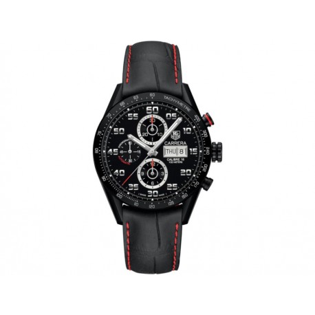 Tag Heuer Carrera CV2A81.FC6237 Reloj para Caballero Color Negro - Envío Gratuito