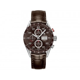 Tag Heuer Carrera CV2A1S.FC6236 Reloj para Caballero Color Café - Envío Gratuito