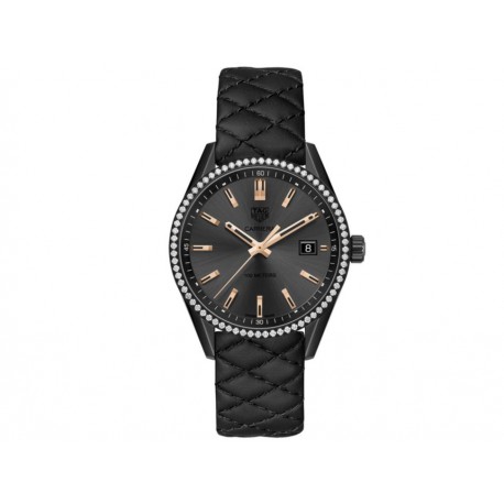 Tag Heuer Carrera WAR1115.FC6392 Reloj para Dama Color Negro - Envío Gratuito