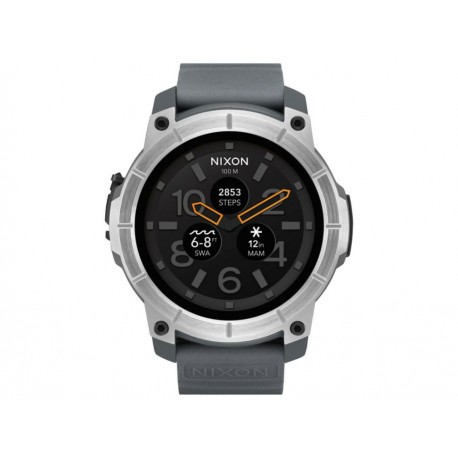 Reloj smartwatch para caballero Nixon Mission A1167-2101 gris - Envío Gratuito