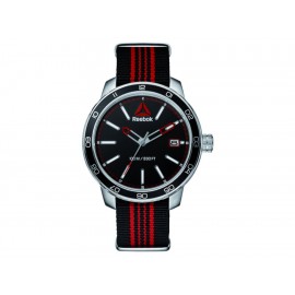 Reebok Forge 1.0 Nato RD-FOR-G3-S1NB-BR Reloj para Caballero Color Negro - Envío Gratuito