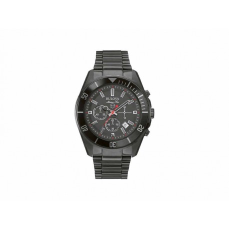 Bulova Marine Star 98B231 Reloj para Caballero Color PVD Negro - Envío Gratuito