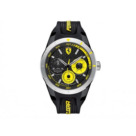 Reloj para caballero Ferrari Red Rev SF.830257 negro - Envío Gratuito