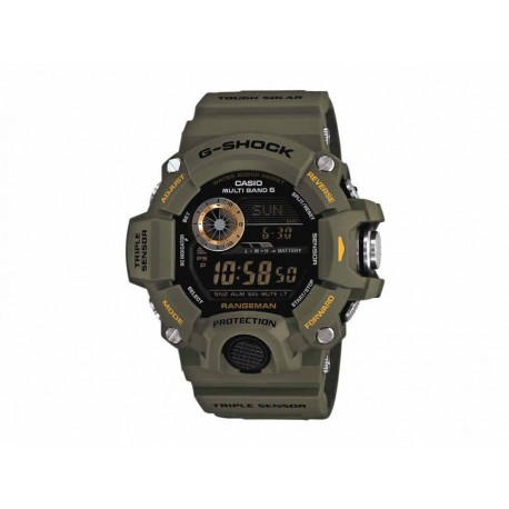 Casio G-Shock Rangerman GW-9400-3CR Reloj para Caballero Color Verde - Envío Gratuito