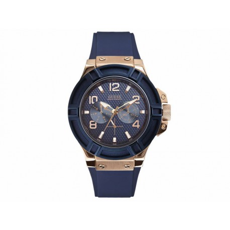 Reloj para caballero Guess Rigor W0247G3 azul marino - Envío Gratuito