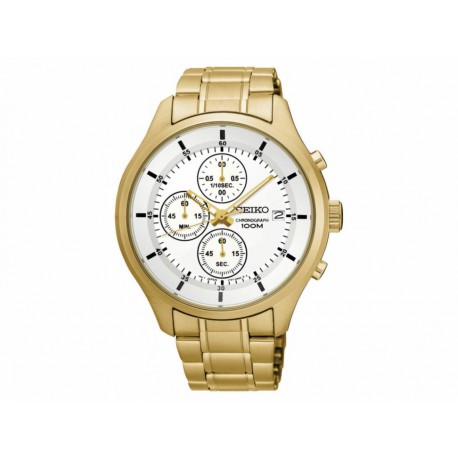 Reloj para caballero Seiko Cronógrafo SKS544P1 dorado - Envío Gratuito