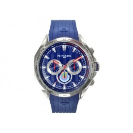 Reloj para caballero Nivada Fans Collection Club Deportivo Guadalajara Chivas NP17311GDL azul - Envío Gratuito