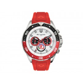 Reloj para caballero Nivada Fans Collection Club Deportivo Toluca NP17323NEC negro - Envío Gratuito