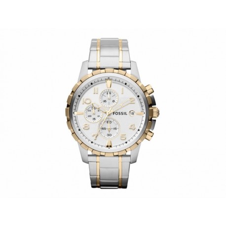 Fossil Dean FS4795 Reloj para Caballero Color Plata - Envío Gratuito