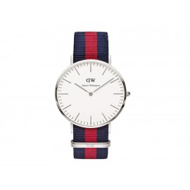 Reloj para caballero Daniel Wellington Oxford 0201DW azul/rojo - Envío Gratuito