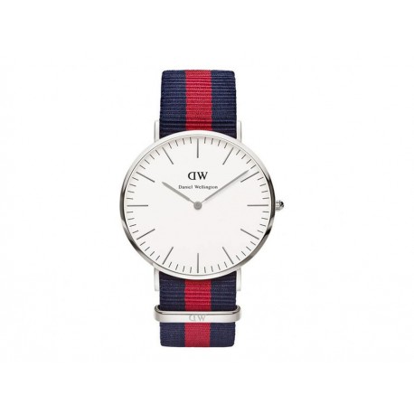 Reloj para caballero Daniel Wellington Oxford 0201DW azul/rojo - Envío Gratuito