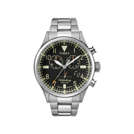 Timex Waterbury TW2R24900 Reloj para Caballero Color Plata - Envío Gratuito