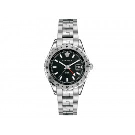 Reloj para caballero Versace Hellenyium GMT HELLEGMT02 acero - Envío Gratuito