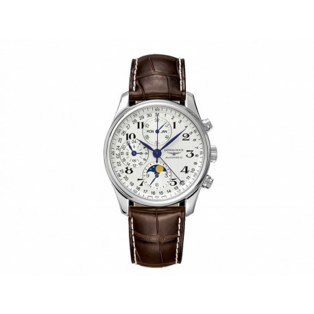 Reloj para caballero Longines Master L26734783 café - Envío Gratuito