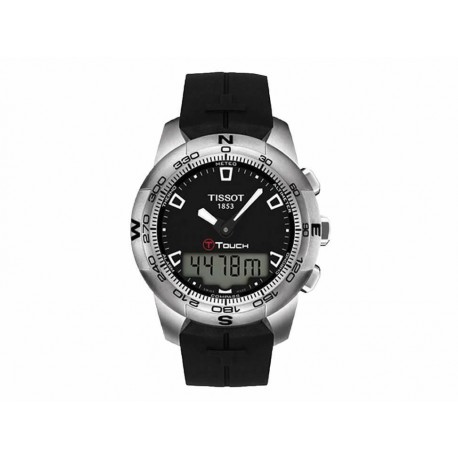 Tissot T-Touch T0474201705100 Reloj para Caballero Color Negro - Envío Gratuito