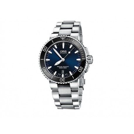 Oris Aquis 73376534135-0782601PEB Caballero Color Acero - Envío Gratuito