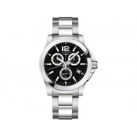 Reloj para caballero Longines Conquest L36604566 acero - Envío Gratuito