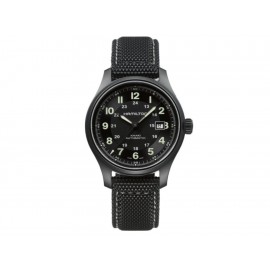 Hamilton Khaki Field H70575733 Reloj Fino para Caballero Color Negro - Envío Gratuito