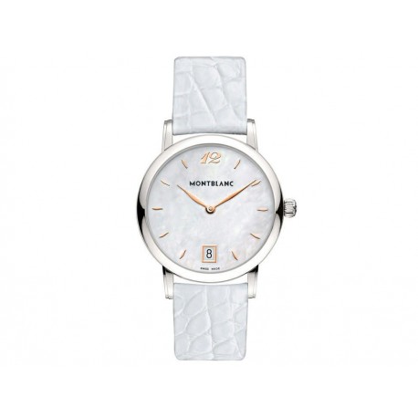 Reloj para dama Montblanc Star Classique 108765 blanco - Envío Gratuito