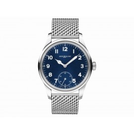 Montblanc 1858 Manual Small Second 114958 Reloj Unisex Color Plata - Envío Gratuito