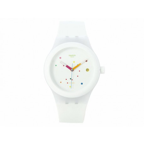 Reloj unisex Swatch Sistem White SUTW400 blanco - Envío Gratuito