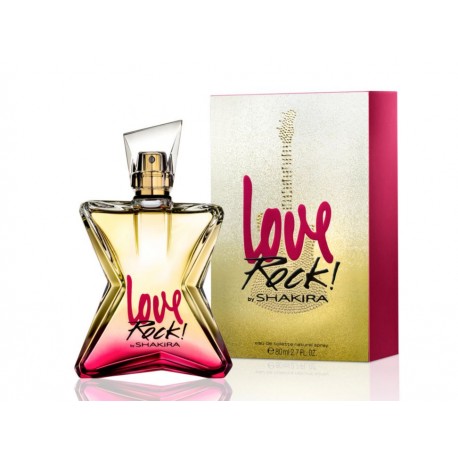 Fragancia para dama Shakira Love Rock! 80 ml - Envío Gratuito