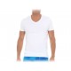 Puma Camiseta Corte Regular Cuello en V de Algodón Blanca - Envío Gratuito