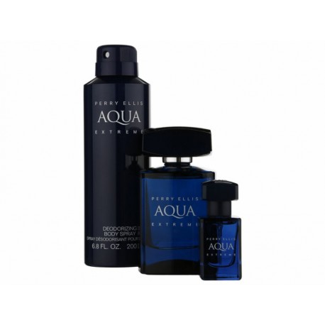 Set para caballero Perry Ellis Aqua Extreme - Envío Gratuito