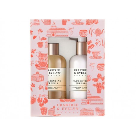 Dúo de baño Crabtree & Evelyn Florentina Freesia - Envío Gratuito