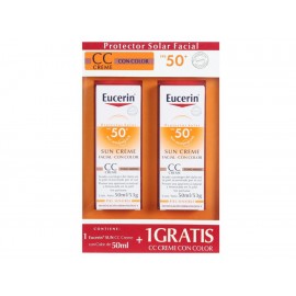 Set de protectores solares con FPS 50 Eucerin Sun Creme - Envío Gratuito