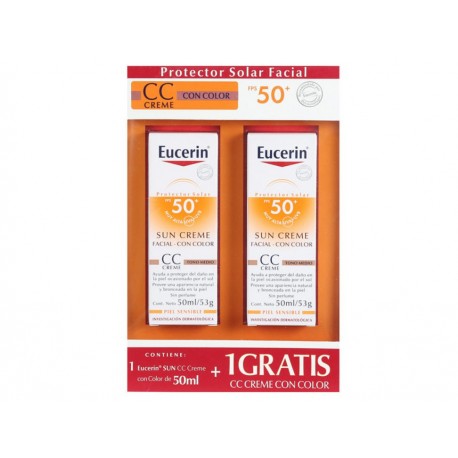 Set de protectores solares con FPS 50 Eucerin Sun Creme - Envío Gratuito