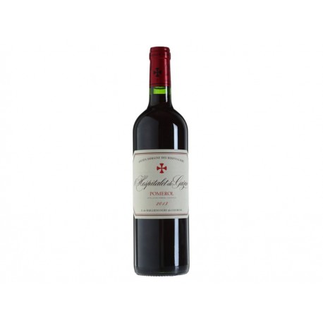 Vino tinto L Hospitalet de Gazin Francia Merlot 750 ml - Envío Gratuito