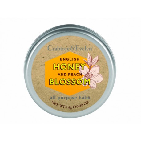 Bálsamo de hidratación profunda Crabtree & Evelyn Honey and Peach Blossom 14 g - Envío Gratuito