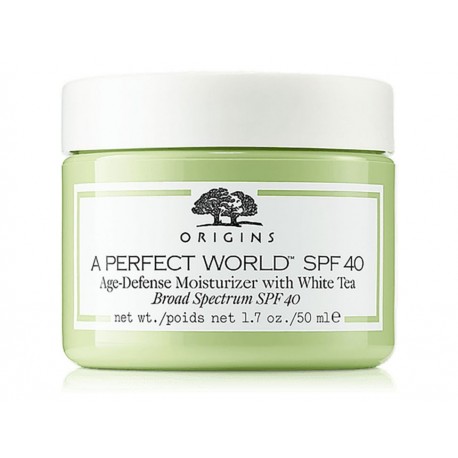 Crema hidratante antiedad con SPF 40 Origins A Perfect World 50 ml - Envío Gratuito