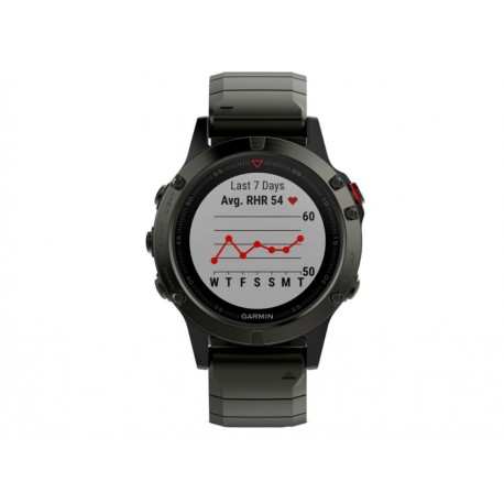 Monitor Garmin Fenix 5 Zafiro Gris Con Correa De Metal - Envío Gratuito