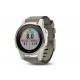 Monitor Garmin Fenix 5S Zafiro Champagne Con Correa De Piel - Envío Gratuito