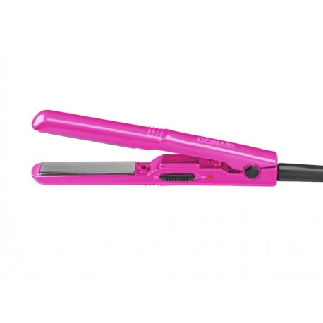 Conair Mini Alaciadora para el Cabello Soft Touch Rosa - Envío Gratuito