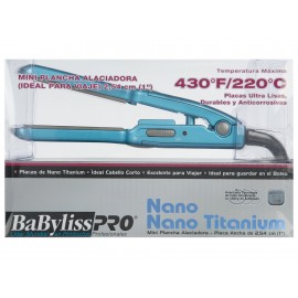 Mini alaciadora Babyliss Pro Nano Titanio - Envío Gratuito