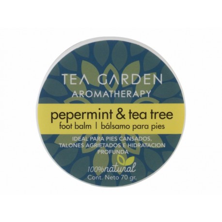 Bálsamo para pies de pimienta y árbol de té Tea Garden Aromatherapy 70 g - Envío Gratuito