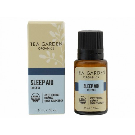 Aceite esencial orgánico Tea Garden Organics Sleep Aid 15 ml - Envío Gratuito