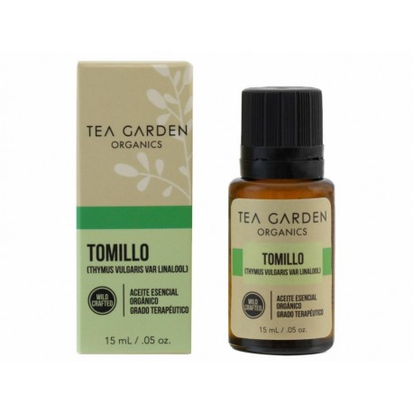 Aceite esencial orgánico Tea Garden Organics Tomillo 15 ml - Envío Gratuito