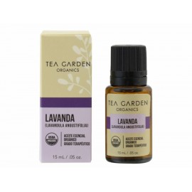 Aceite esencial orgánico de lavanda Tea Garden Organics 15 ml - Envío Gratuito