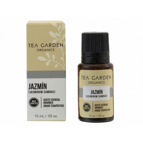 Aceite esencial orgánico Tea Garden Organics Jazmín 15 ml - Envío Gratuito