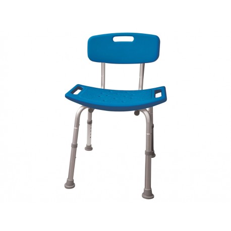 Silla para Ducha Drive 12202KDRB-1 con Respaldo Color Azul - Envío Gratuito