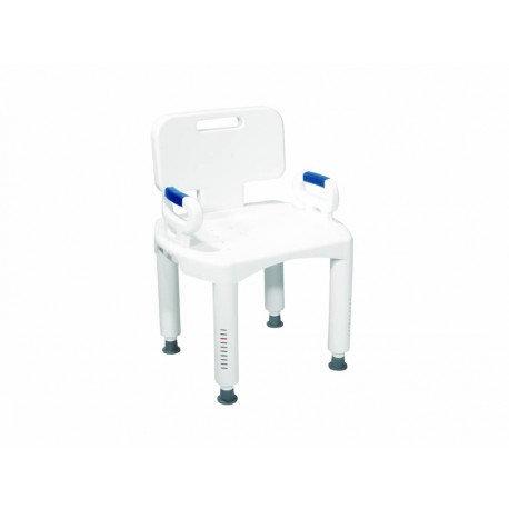 Silla para Ducha Drive RTL12505 con Brazo Color Azul - Envío Gratuito